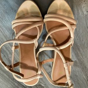 H&M strappy wedge